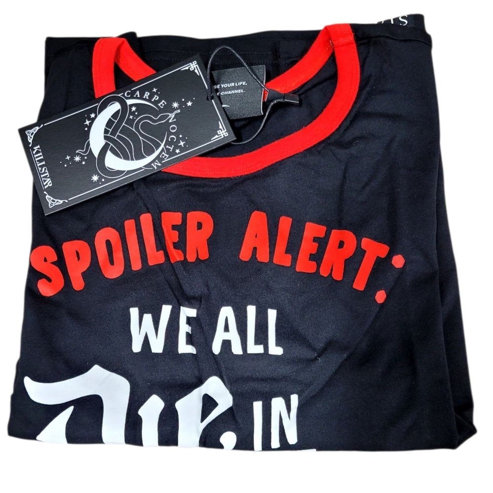 Killstar Spoiler Ringer Top - Picture 9 of 10